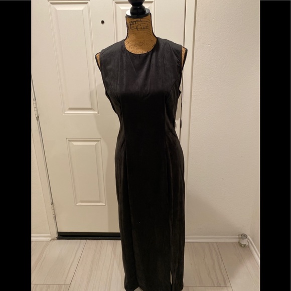 Vintage Black Dress & Jacket Evening Formal Gown NWT Size L - Picture 3 of 5